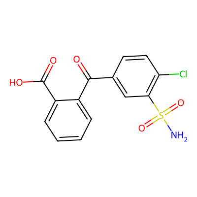 Chemical structure of Chlortalidone EP Impurity B
