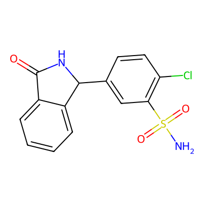 Chemical structure of Chlorthalidone EP Impurity E