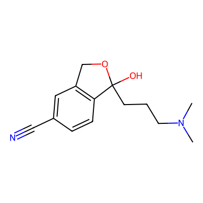Chemical structure of Escitalopram Oxalate Impurity F