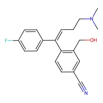 Chemical structure of Escitalopram EP Impurity I