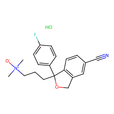 Chemical structure of Citalopram Related Compound E