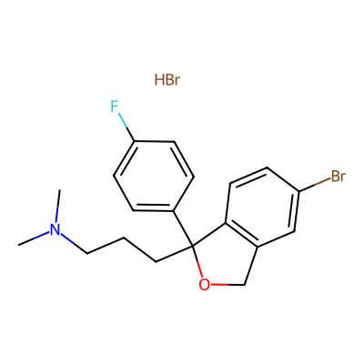 Chemical structure of Citalopram related compound H RS