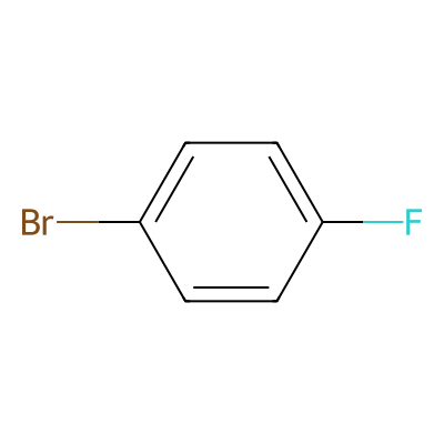 Chemical structure of 1-Bromo-4-fluorobenzene