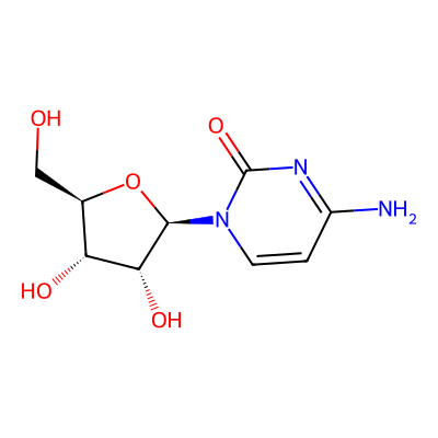 Chemical structure of Cytidine