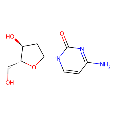 Chemical structure of 2’-Deoxy Cytidine