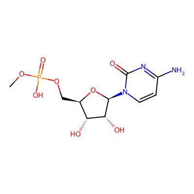 Chemical structure of Cytidine Monophosphate Methyl Ester