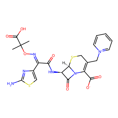 Chemical structure of Ceftazidime Pentahydrate impurity B