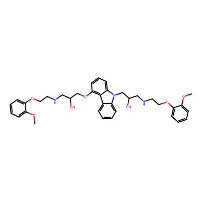 Chemical structure of Carvedilol EP Impurity A