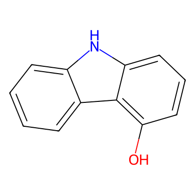 Chemical structure of 4-Hydroxycarbazole