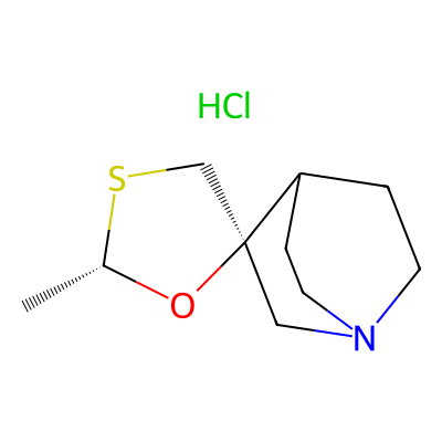 Chemical structure of Cevimeline HCl