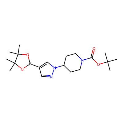 Chemical structure of Crizotinib Pinacol boronate Impurity