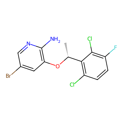 Chemical structure of Crizotinib Bromide Impurity
