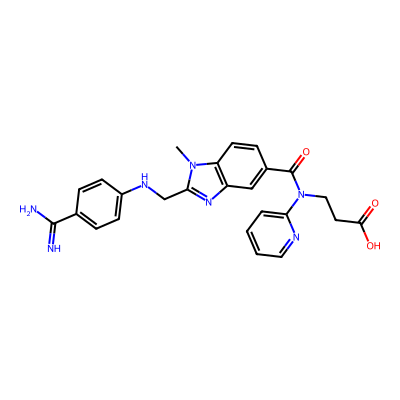 Chemical structure of Dabigatran Impurity D