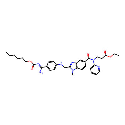 Chemical structure of Dabigatran Etexilate