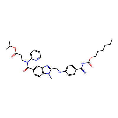 Chemical structure of Dabigatran EP impurity G