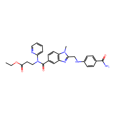 Chemical structure of Dabigatran Impurity 2