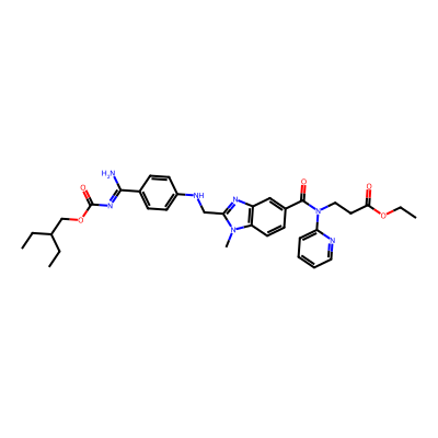 Chemical structure of Dabigatran Impurity 8