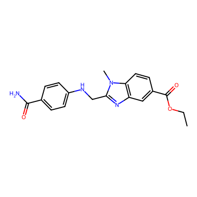 Chemical structure of Dabigatran Etexilate impurity D