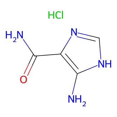 Chemical structure of 5-Amino Imidazole Acetic Acid (Dacarbazine impurity A)