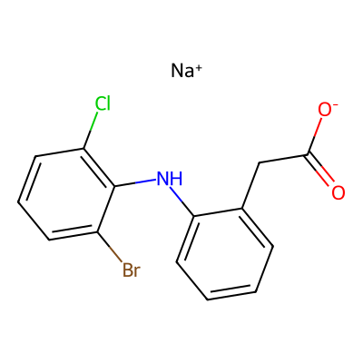 Chemical structure of Diclofenac EP Impurity D (Sodium Salt)