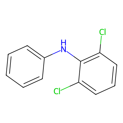 Chemical structure of 2,6-Dichloro-N-phenylbenzenamine