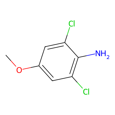Chemical structure of 2,6-Dichloro-4-methoxyaniline