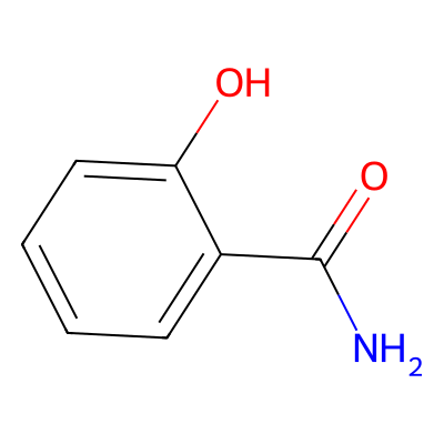 Chemical structure of 2-Hydroxy-benzamide