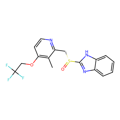 Chemical structure of Dexlansoprazole