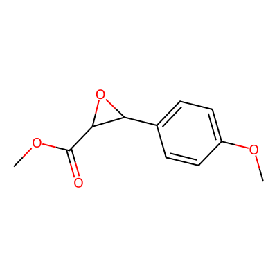 Chemical structure of Methyl trans-3-(4-methoxyphenyl)glycidate
