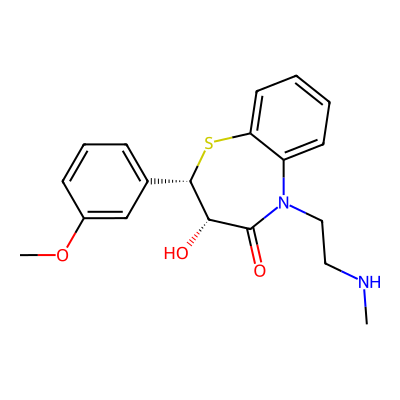Chemical structure of Diltiazem related compound-G