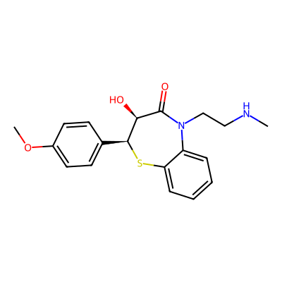 Chemical structure of Diltiazem related compound-G