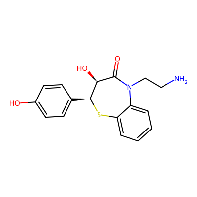 Chemical structure of Diltiazem Related Compound H