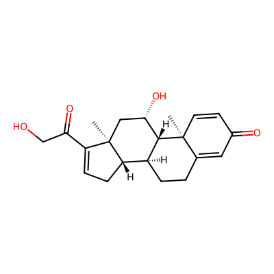 Chemical structure of Desonide Related Compound B Impurity