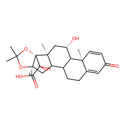 Chemical structure of Desonide 20-Hydroxy Analogue Impurity