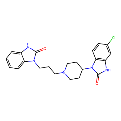 Chemical structure of Domperidone