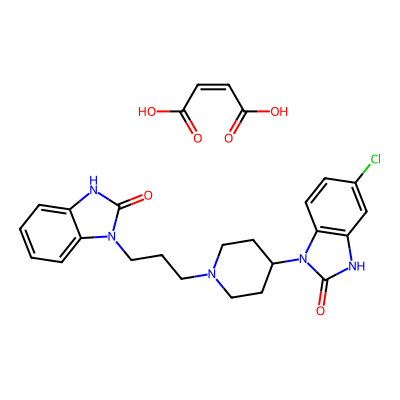 Chemical structure of Domperidone Maleate