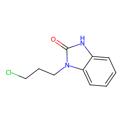 Chemical structure of 1-(3-Chloropropyl)-1,3-dihydrobenzimidazol-2-one