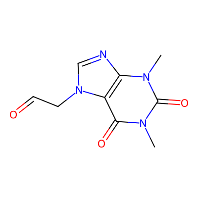 Chemical structure of Doxofylline Impurity B