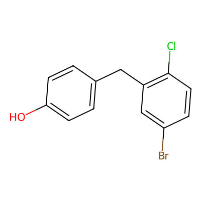 Chemical structure of Dapagliflozin Impurity 45