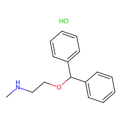 Chemical structure of Diphenhydramine Related Compound A