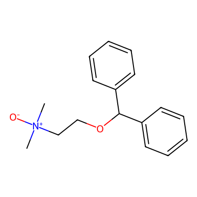 Chemical structure of Diphenhydramine N-Oxide
