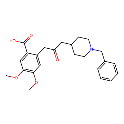 Chemical structure of Donepezil Open Ring (USP)
