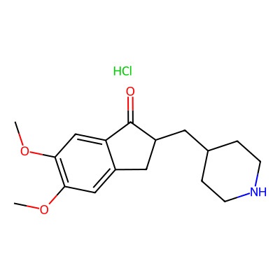 Chemical structure of Donepezil Impurity A