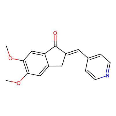 Chemical structure of Donepezil Pyridine Dehydro Impurity