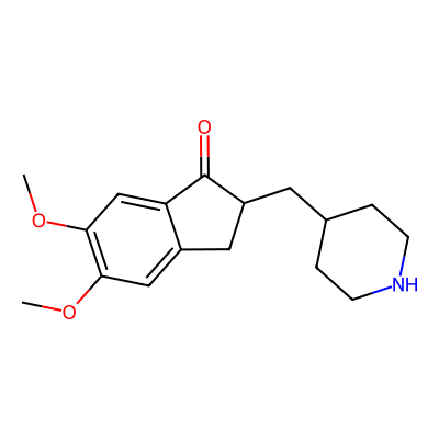 Chemical structure of Donepezil Desbenzyl Impurity