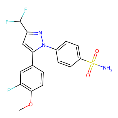 Chemical structure of Deracoxib