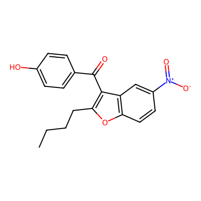 Chemical structure of Dronedarone Impurity C