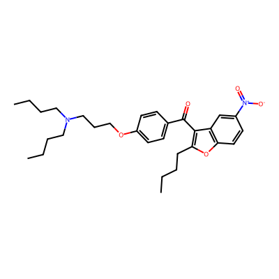 Chemical structure of Dronedarone Impurity D