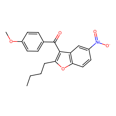 Chemical structure of Dronedarone Impurity E