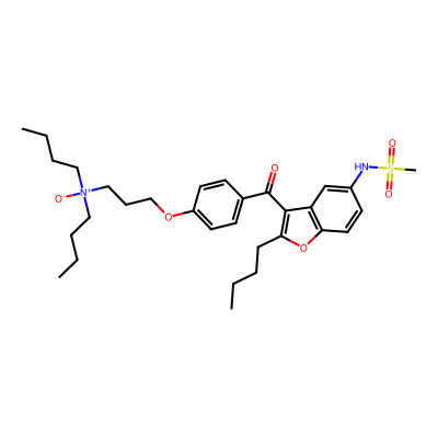 Chemical structure of Dronedarone N-Oxide